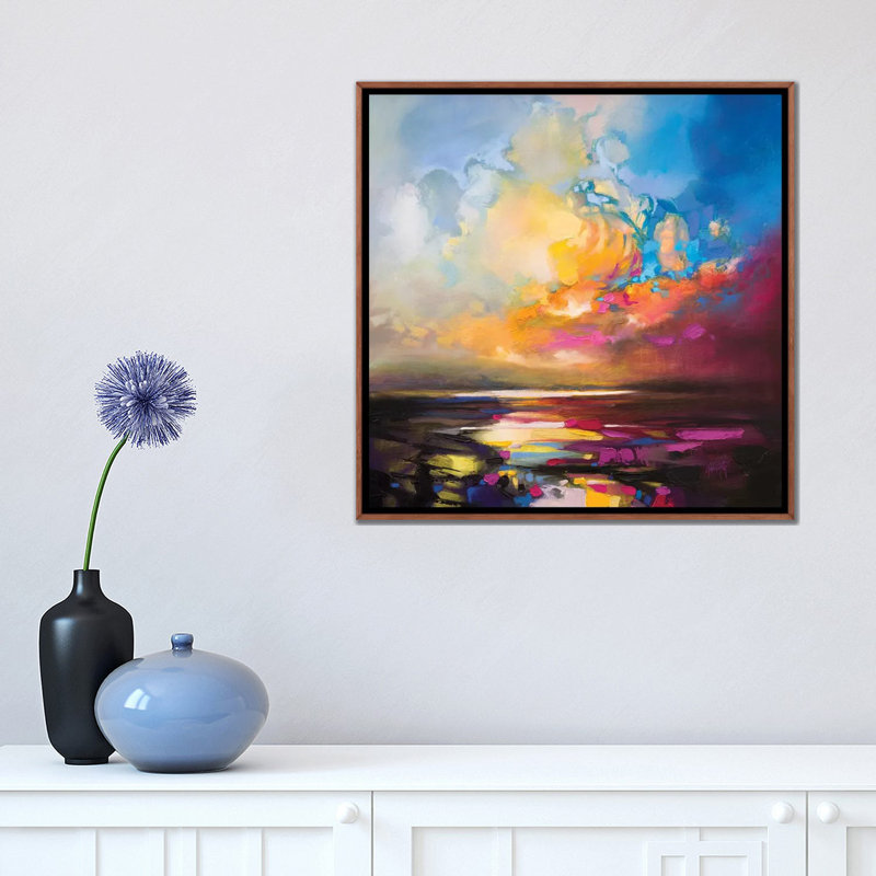 «Thermodynamics I» par Scott Naismith - reproduction d'art, Pas de tapis, H 18 po x l 18 po x 1,5 po