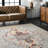 Chiasson Distressed Persian Machine Woven / Power Loomed Performance Gray Rug-1669653071
