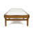 Eco-Friendly Acacia Wood Chaise Lounge With Adjustable Backrest And Breathable Outdoor Mesh