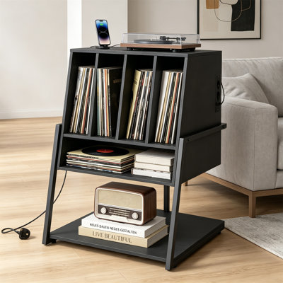 MDF 76.5cm H Media Shelves