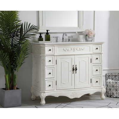 Ensemble de meuble-lavabo simple 42 po Lunette