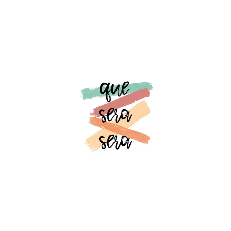 Que Sera Sera by Orara Studio - Wrapped Canvas Print, 20.32 cm H x 30.48 cm W