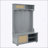 Adjustable Shelf Shoe Cabinet with Sliding Doors and Wood Feet, Perfect for Organized Entryways-596718273