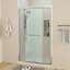 Porte de douche coulissante demi-cadre l 48 po x H 76 po, porte de douche en verre trempé transparent de 8 mm à ajustement réglable-125353892-125354008