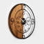 Horloge murale décorative en bois
