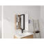 Armoire à pharmacie avec rangement peu encombrant, miroir en bois 29,63 po, salle de bain moderne