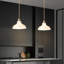  Luminaire suspendu en forme de bol à 1 lumière de 11 pouces en or George Oliver pour îlot de cuisine-1740123986