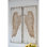 De deux ailes de plumes, blanc vieilli, 42 po x 15,5 po, améliorez votre expérience de vie avec la pièce, 2 panneaux de couloir de salle à manger, 42 po x 2 po 15,5 po, superbe art suspendu pour la chambre