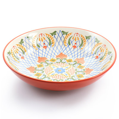 Tierra Hand Painted 42 oz. Pasta Dish