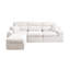 Canapé modulaire en L 110 po Chenille-1791226810