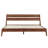 2-Pcs Bedroom Set – Solid Wood Platform Bed Frame & Matching Nightstand, Mid-Century Modern Scandinavian, 800 lbs Capacity, No Box Spring Needed-281464986-281464985
