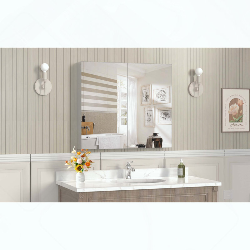 Pharmacie avec miroir, Argent