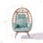 Wicker Egg Chair, Oversized Indoor Outdoor Lounger-676438281