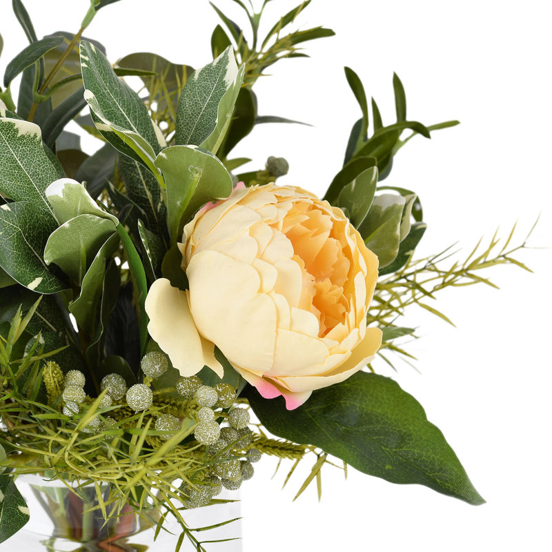 Peonies Arrangement in Vase