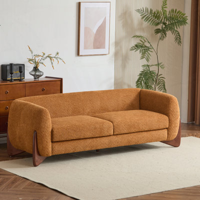 Boucle Sherpa Sofa For Living Room