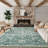 Machine Washable Area Rug with Non-Slip Backing, Vintage Floral Area Rug for Living Room, Bedroom, Dinning Room, Home Office-2121968321