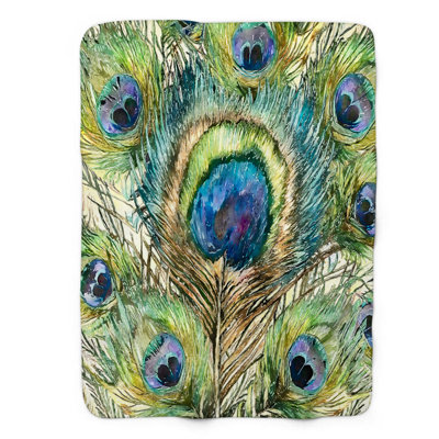 Groovy Pattern - 1 Piece Premium Sherpa Blanket