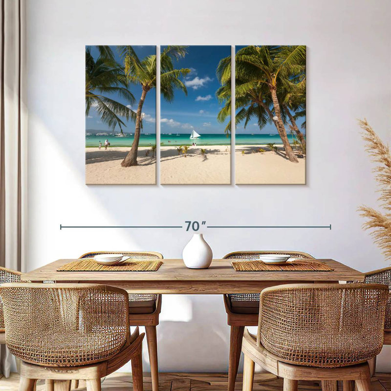 Gillard Boracay, plage de sable blanc, H 36 po x l 57 po