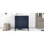Meuble-lavabo avec lavabo de 76 cm, armoire bleue moderne à 2 tiroirs et rangement polyvalent. Un véritable coup de foudre !