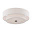 Ashaud Fabric Semi Flush Mount