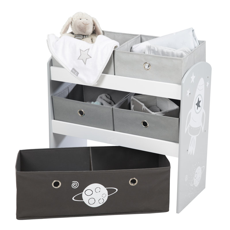 Rocket Toy Storage Bench