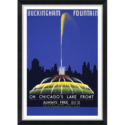 Buckingham Fountain Giclee Print