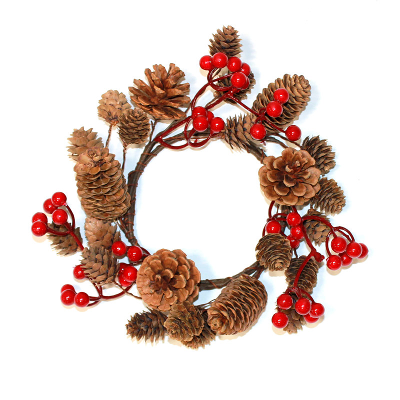 Anneau de bougie Berry & Pine Cone