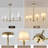 Costa Wrought Iron 4-Light Linear Chandelier-2016872219