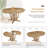 Somil Round Dining Set with Leaf,dining table set,dining room set-2063747757