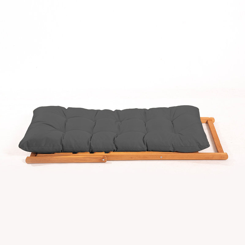 Phillippi Folding Deck Chair, Grey