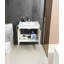 Combo armoire de rangement mural pour meuble-lavabo mural avec porte-serviettes, idéal pour organiser les articles de salle de bain essentiels et améliorer l'utilisation de l'espace-1893001603