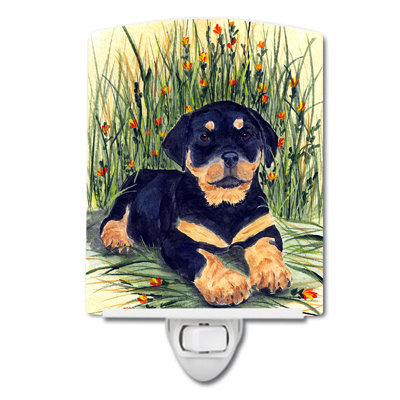 Rottweiler Ceramic Night Light