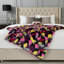 Jeté de luxe en fausse fourrure de couleur Bourgogne Plutus-5155283