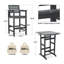 Ensemble de bar robuste surdimensionné en PEHD pour 2 personnes-318003558
