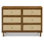 Marin with Cane 6 Drawer Dresser