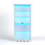  Vitrine en verre, vitrine à 5 niveaux avec serrure, bibliothèque avec 3 lumières DEL de couleur-920970558