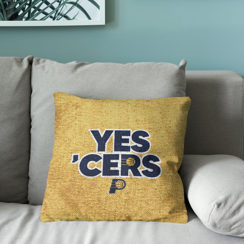 Coussin NBA Indiana Pacers Champs Hoopla, Bleu marine Indiana Pacers