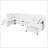 Double-Layer Cushion Modern Large U-Shaped Modular Sofa-35370057