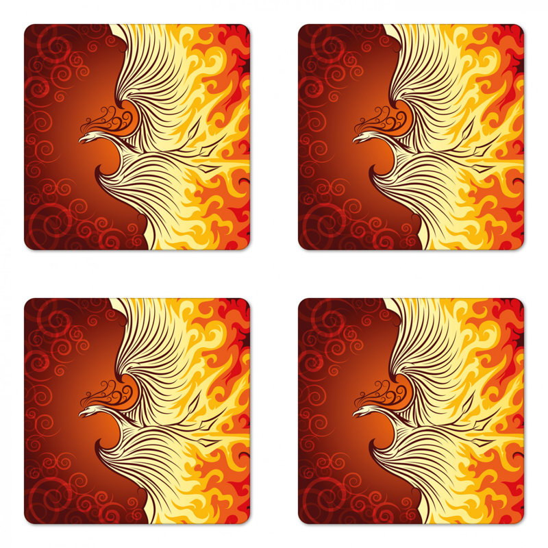 Square 4 Piece Coaster Set