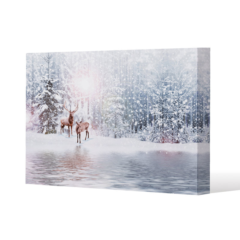 In The Frost - Wrapped Canvas Print, 101cm H x 101cm W