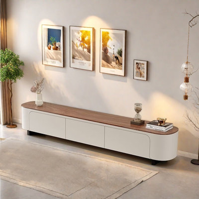 Cream style TV cabinet