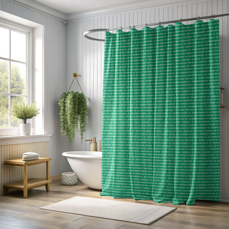 Basic Patterns - Premium Shower Curtain_0151, 74"H x 71"W