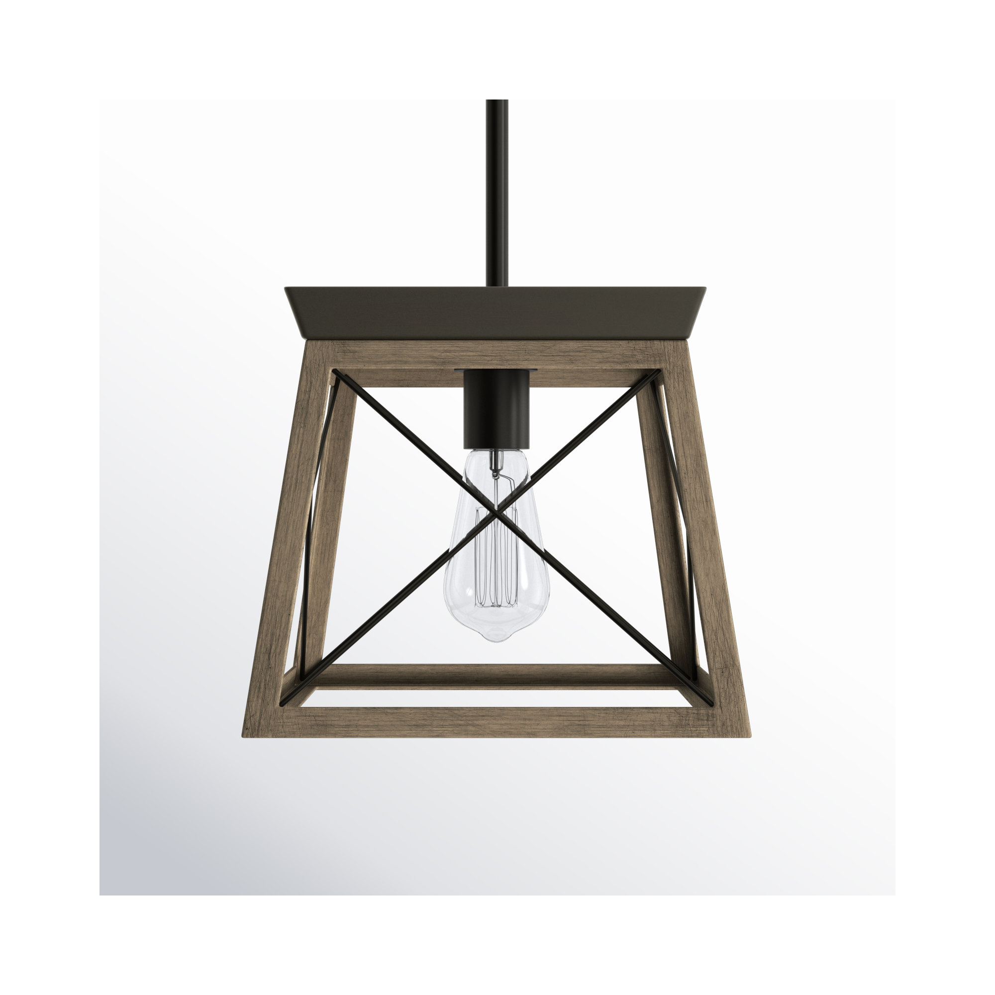 Soleil Single Light Dimmable Pendant, Antique Bronze