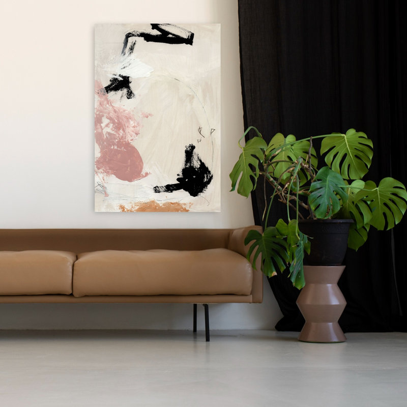 Art contemporain contemporain abstrait, H 48 po x l 32 po