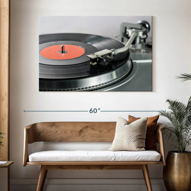 Abarca Vinyl Record Player, 32" H x 48" W