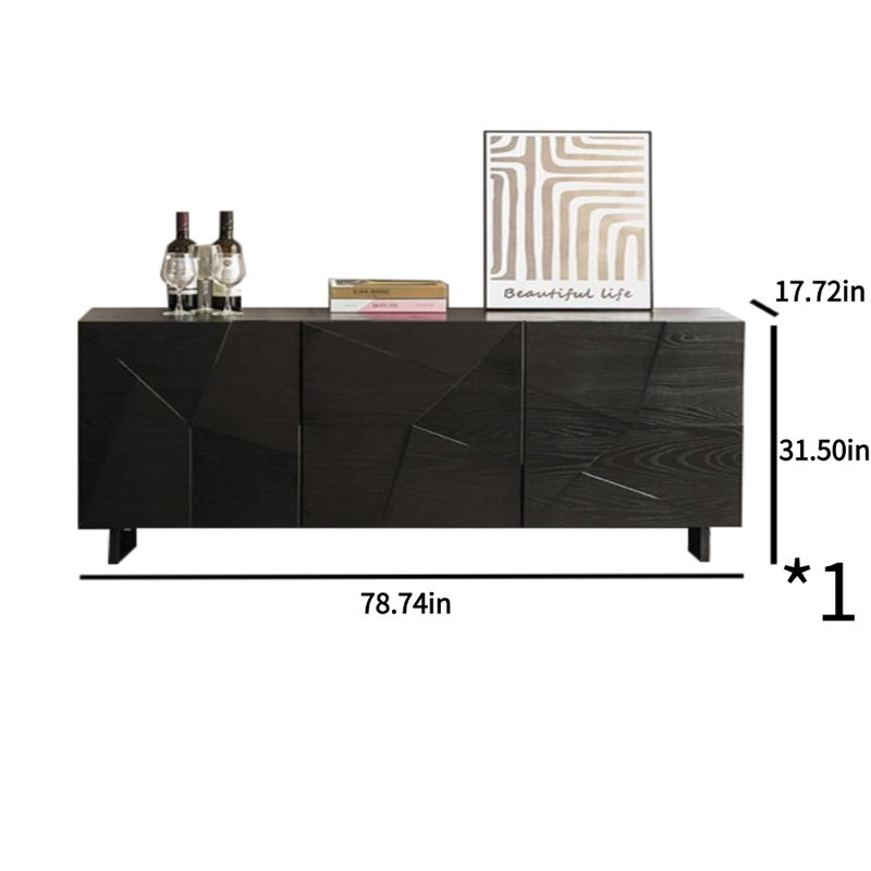 Armoire d'appoint en bois massif clair
