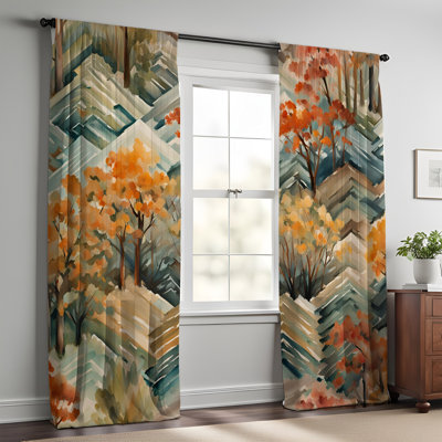 Zakariyah Semi Sheer Curtain Pair
