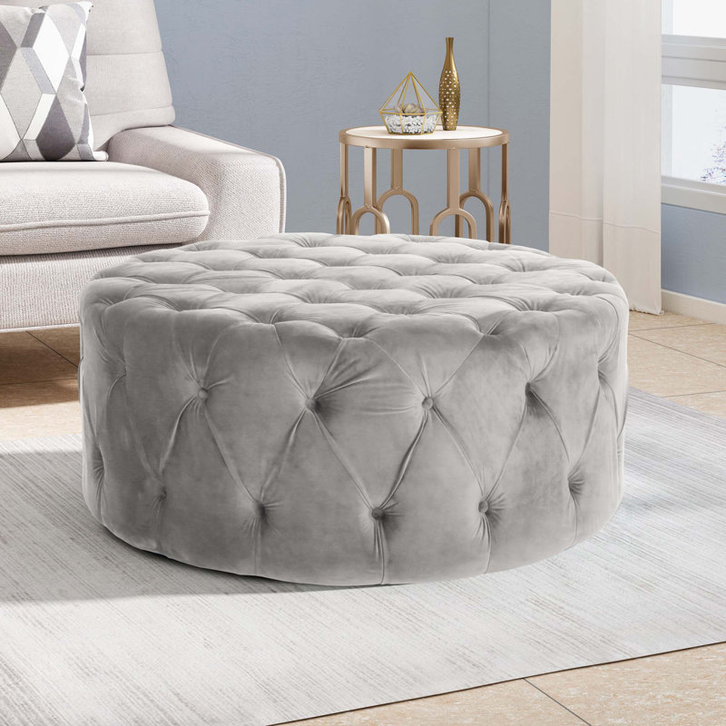 Banc repose-pieds, Gris
