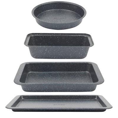 Belfry Kitchen Brasel 4 Stück Antihaft-Stahl-Backformen-Set