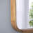 Square Mirror with Wood Frame